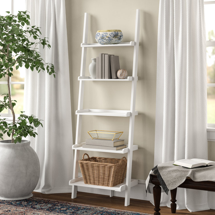 Three Posts™ Gilliard 72.75'' H x 25'' W Ladder Bookcase & Reviews